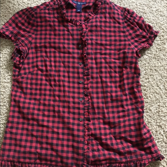 GAP Tops - Gap buffalo plaid shirt GAP Tops - Gap buffalo plaid shirt